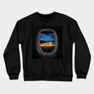 View from plane Crewneck Sweatshirt